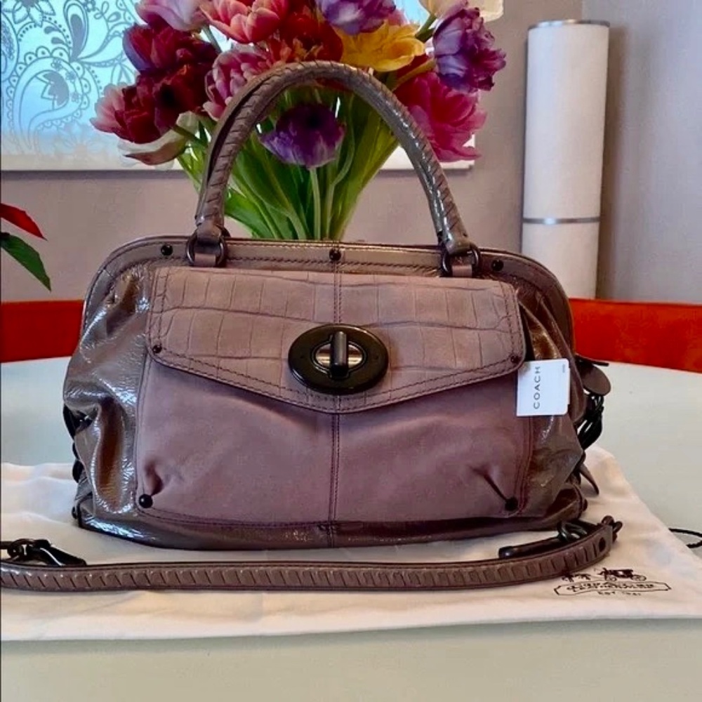NWT ULTRA RARE 2010 Mauve Sadie Satchel